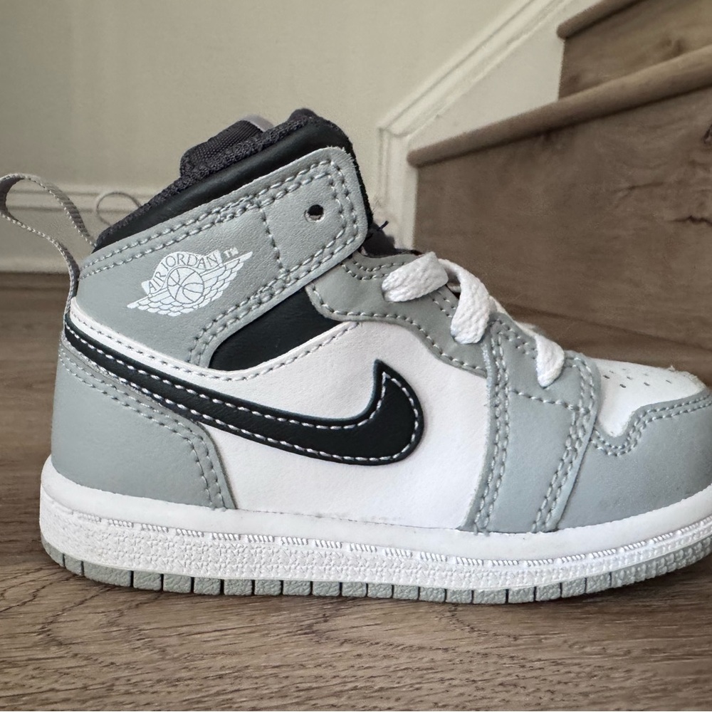 Nike Kids' Air Jordan Sneakers - Gray and White